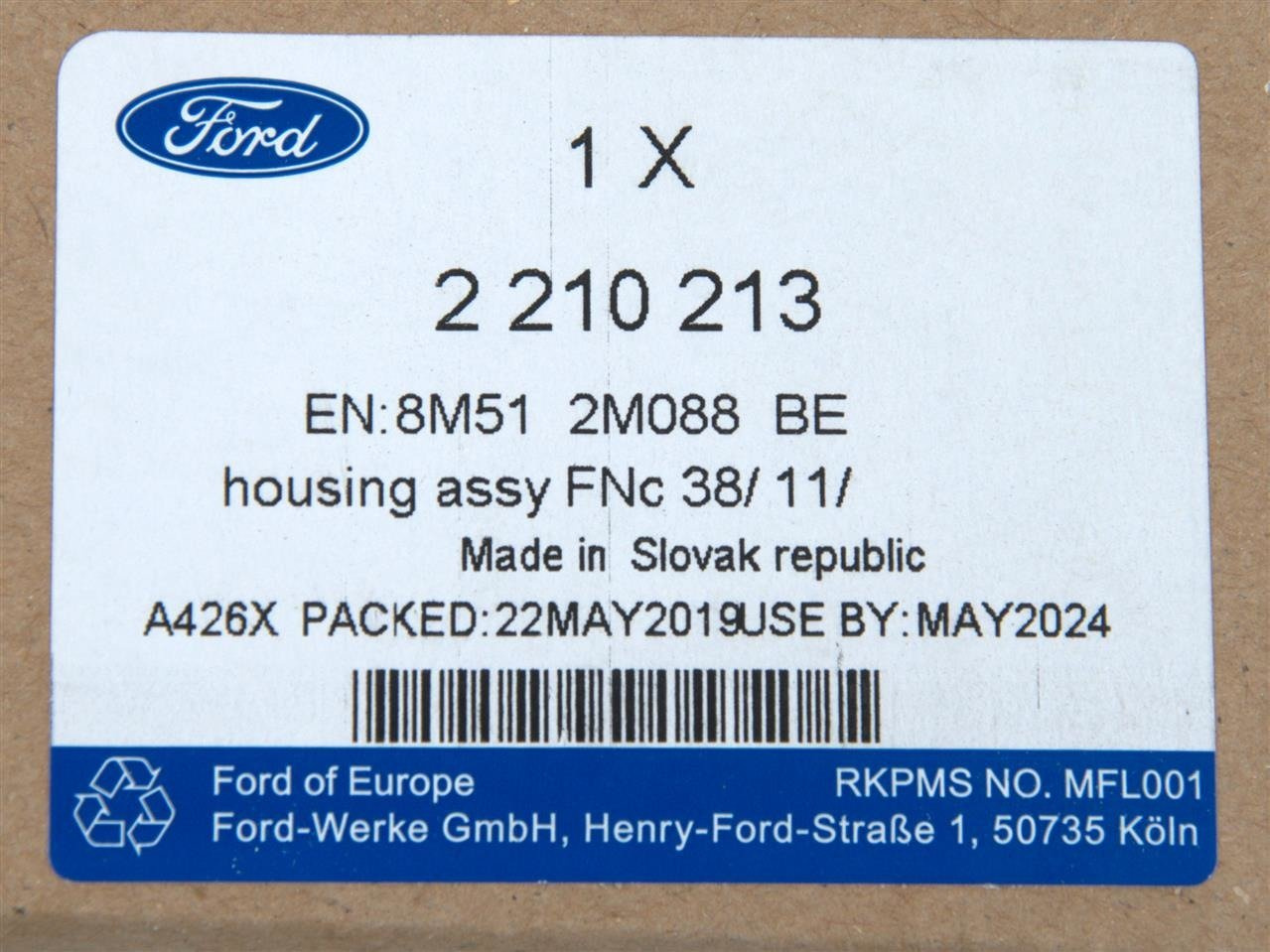 ZACISK HAMULCA PRAWY TYŁ FOCUS KUGA _ 2210213 _ 8M51-2M088-BE _ 8M5Z-2553-L _ GTU_07