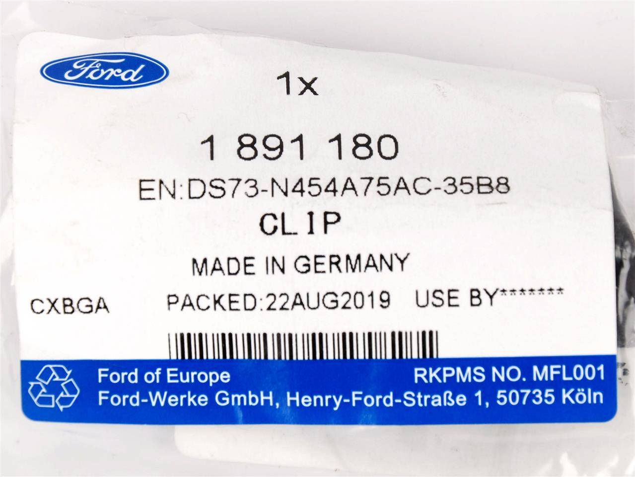 UCHWYT LEWY ROLETY BAGAŻNIKA MONDEO 14- KOMBI _ 1891180 _ DS73-N454A75-AC35B8