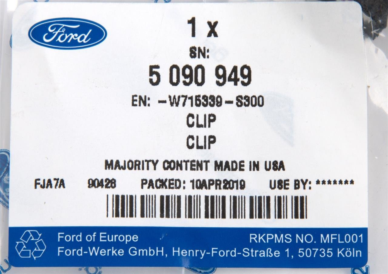 ZACISK POSZYCIA DRZWI M4 X 10MM KUGA MONDEO _ 5090949 _ W715339-S300 _ W715339-S300