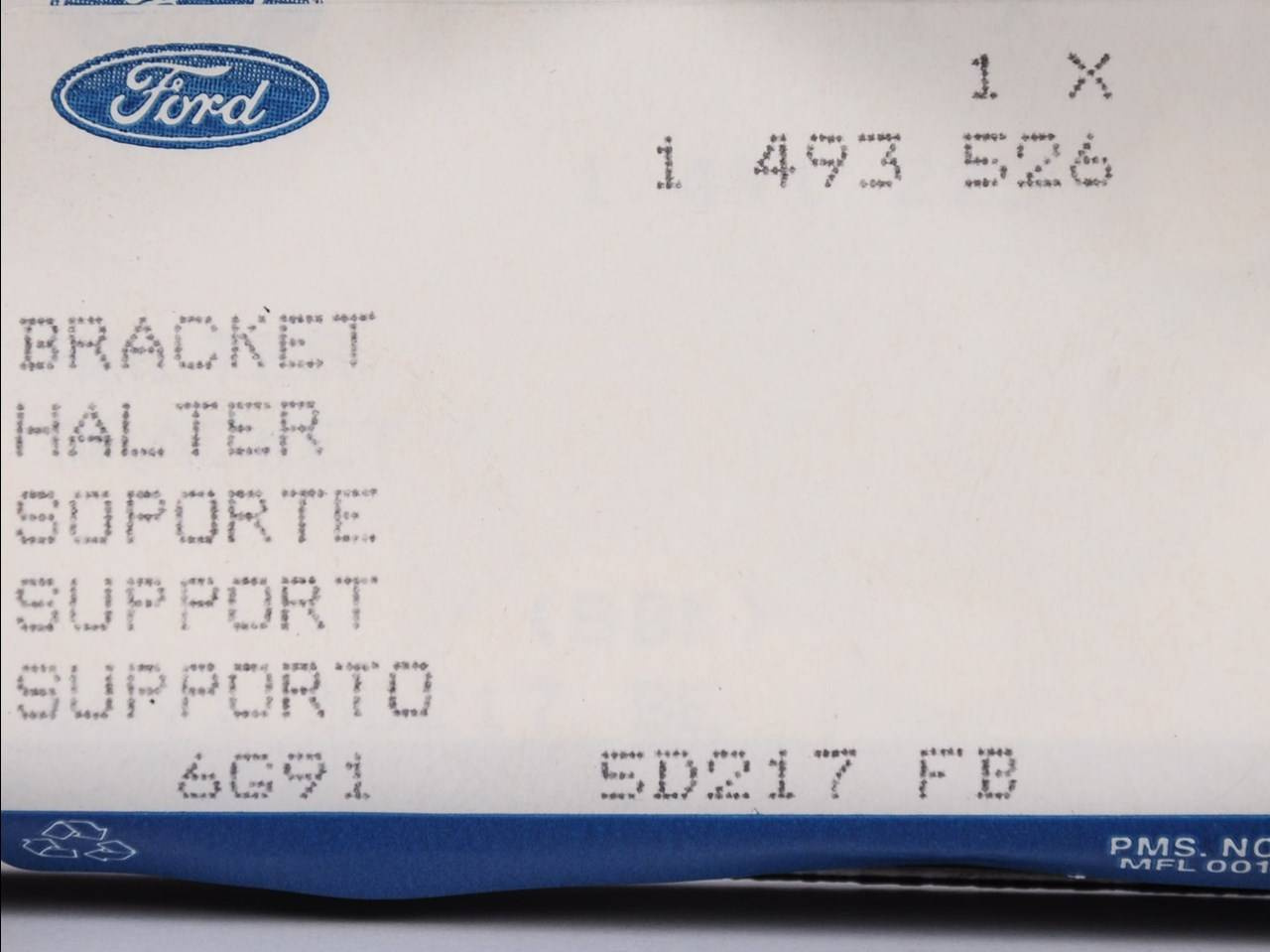 WIESZAK RURY WYDECHOWEJ MONDEO 07-14 _ 1493526 _ 6G91-5D217-FB