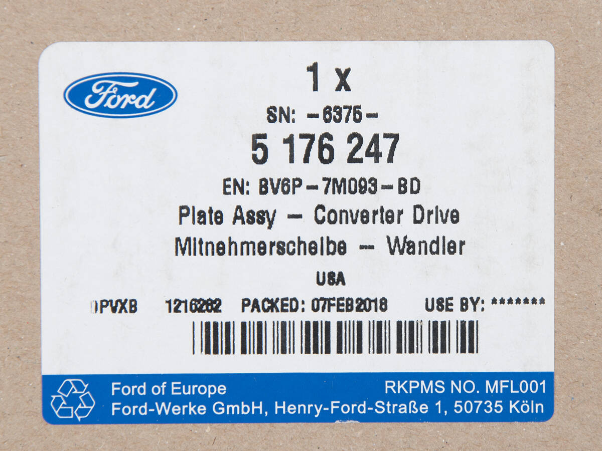 KOŁO ZAMACHOWE FOCUS 11- 14-18 _ 5176247 _ BV6P-7M093-BD _ CV6Z