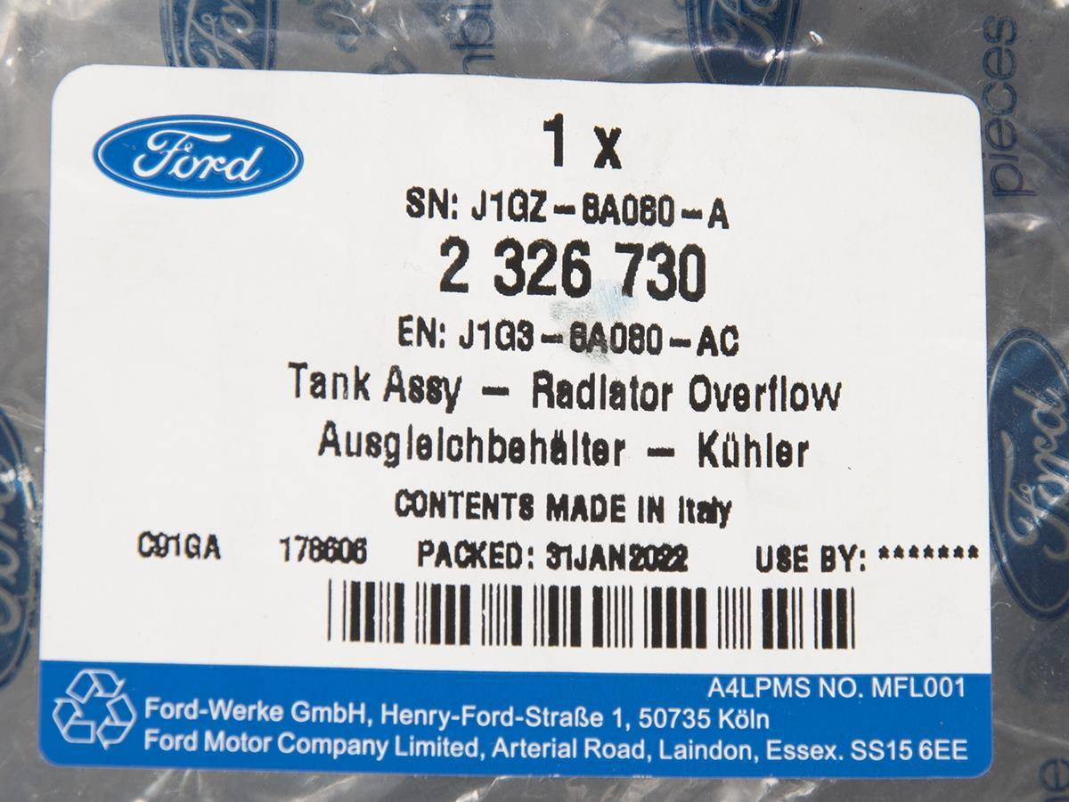 ZBIORNIK WYRÓWNAWCZY MONDEO 19- S-MAX / GALAXY 18- _ 2326730 _ J1G3-8A080-AC