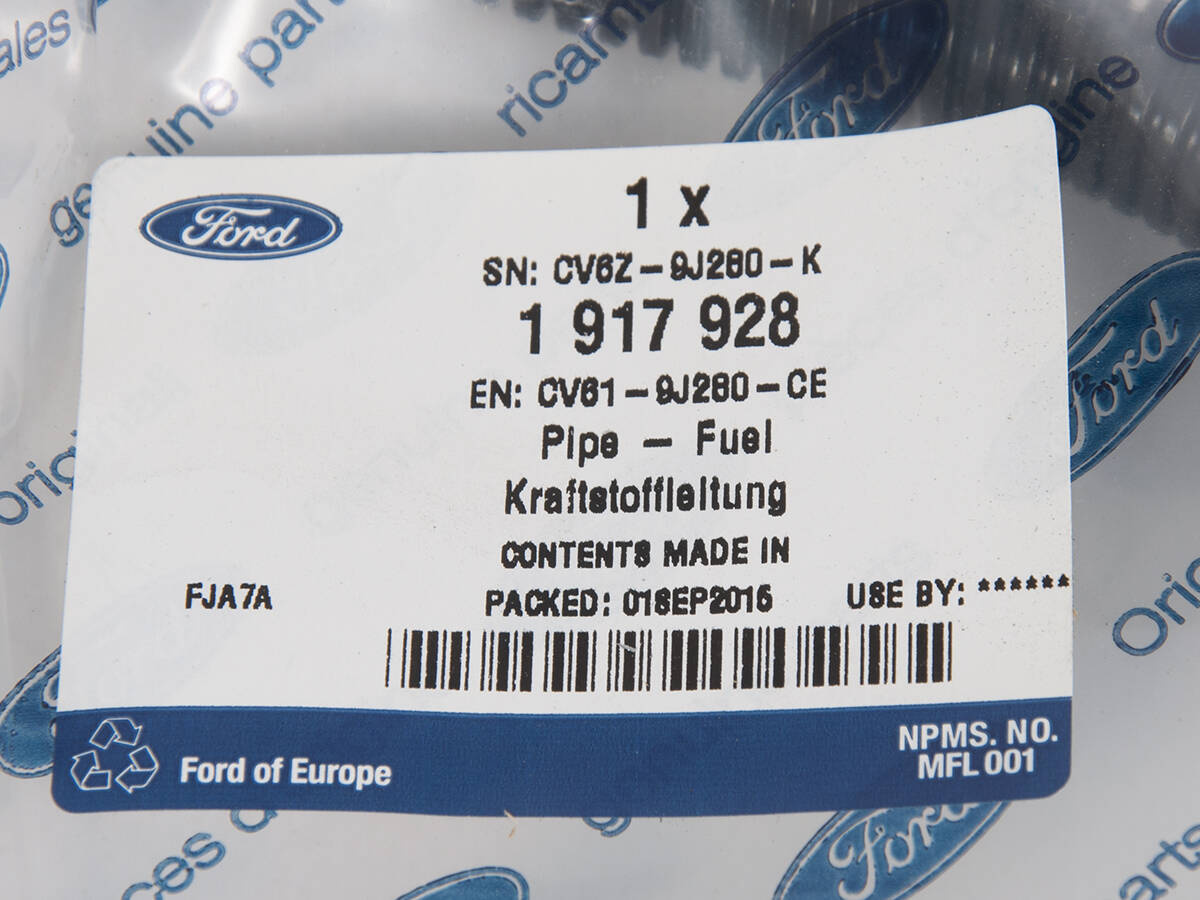 PRZEWÓD UKŁADU PALIWOWEGO KUGA 14- 16-19 2.5 DURATEC _ 1917928 _ CV61-9J280-CE _ CV6Z-9J280-K