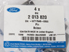 KOŁEK USTALAJĄCY 12X20MM GŁOWICY 2,0 ECOBLUE FORD _ 2013820 _ W717945-S300