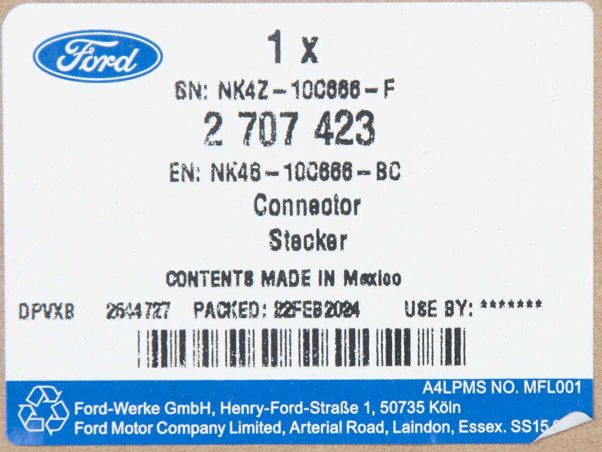 SKRZYNKA POŁĄCZENIOWA AKUMULATORA MUSTANG MACH-E 20- _ 2707423 _ NK48-10C666-BC