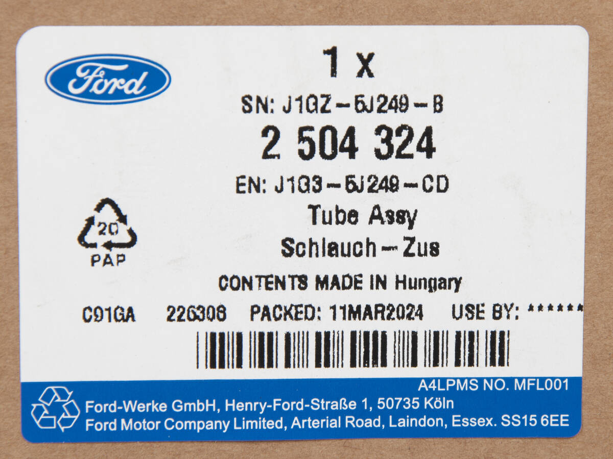 PRZEWÓD CIŚNIENIOWY ADBLUE S-MAX/GALAXY 18- _ 2504324 _ J1G3-5J249-CD