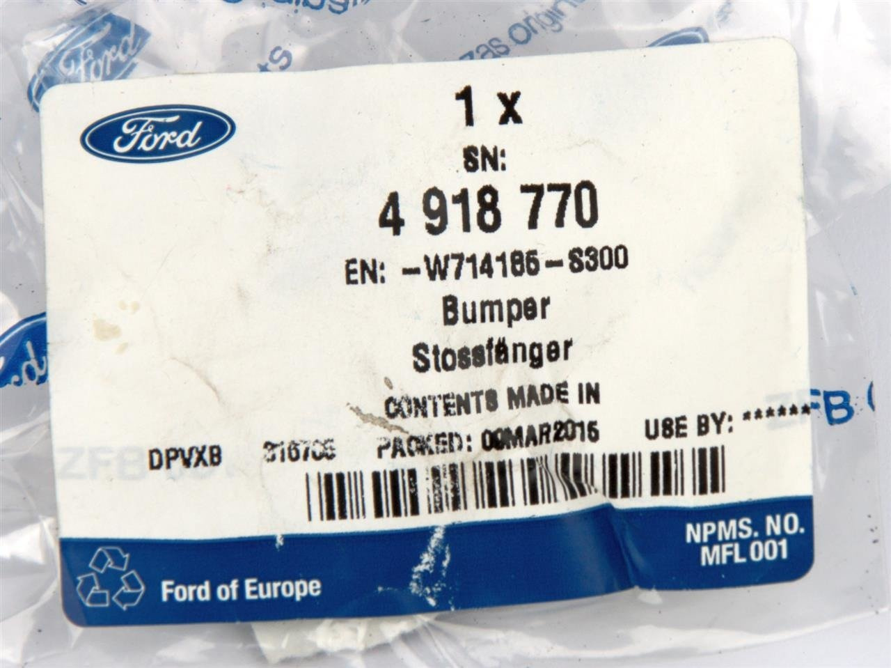 ODBÓJ KLAPY TYŁ FORD MONDEO MK5 2014- KOMBI _ 4918770 _ W714185-S300