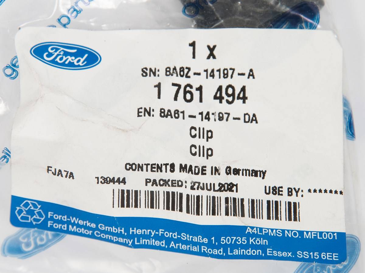 SPINKA CHLAPACZA TYŁ FIESTA 08- 12- 17- PUMA 20- _ 1761494 _ 8A61-14197-DA _ 8A6Z-14197-A