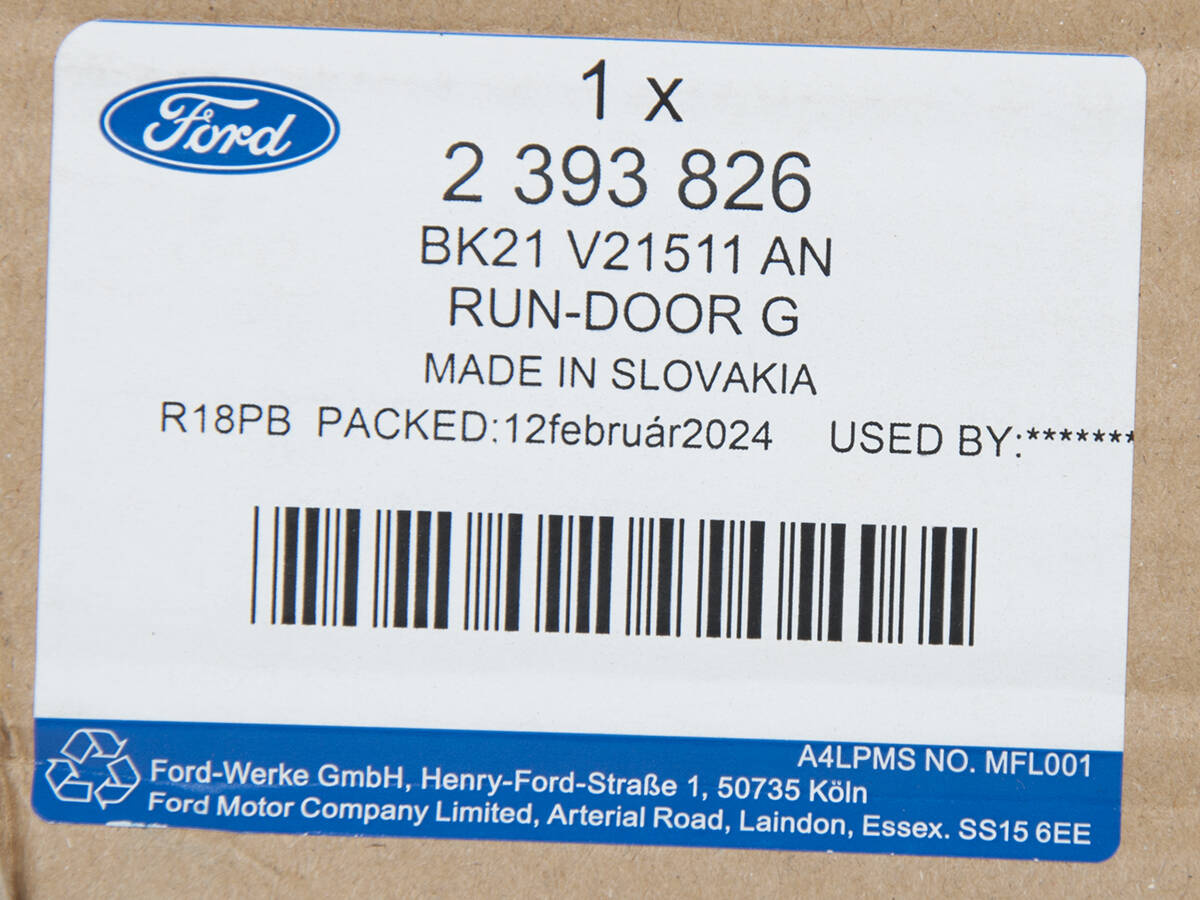 USZCZELKA LEWA SZYBY PRZEDNIEJ CUSTOM 12- _ 2393826 _ BK21-V21511-AN