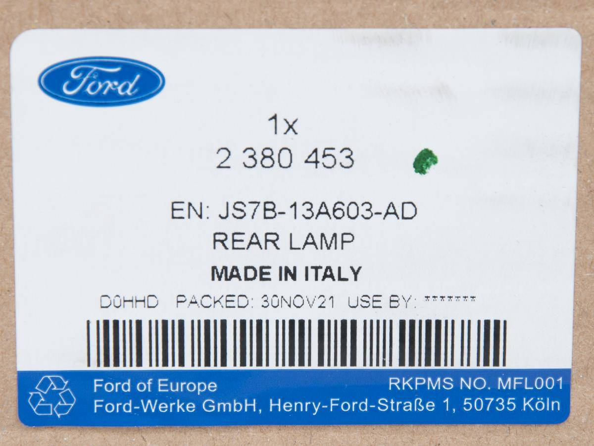 LAMPA TYLNA LEWA WEWNĘTRZNA MONDEO 19- / SEDAN _ 2380453 _ JS7B-13A603-AD