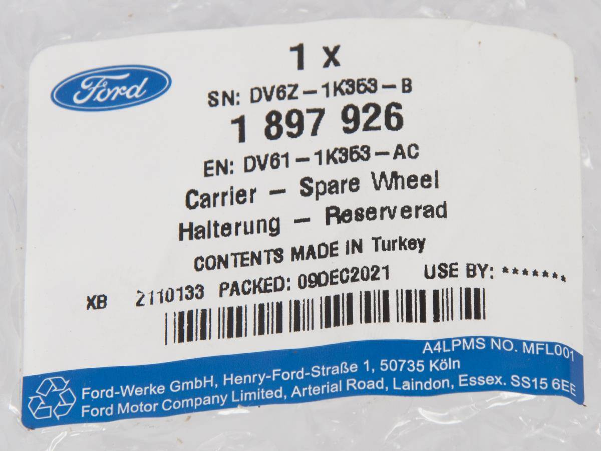 UCHWYT ZAMOCOWANIA KOŁA ZAPASOWEGO CONNECT 13- _ 2617648 _ DV61-1K353-AD