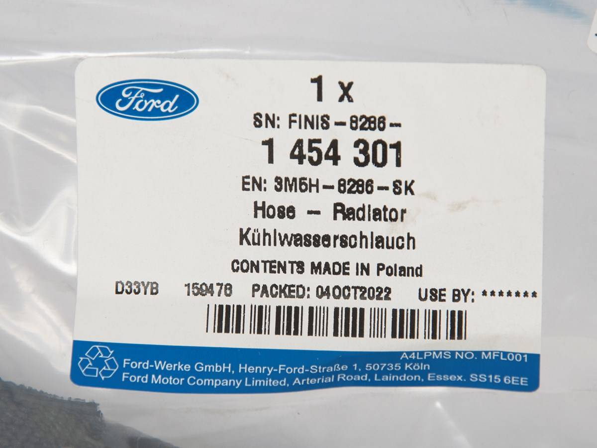 PRZEWÓD UKŁADU CHŁODZENIA DOLNY FOCUS 03-08 _ 1454301 _ 3M5H-8286-SK