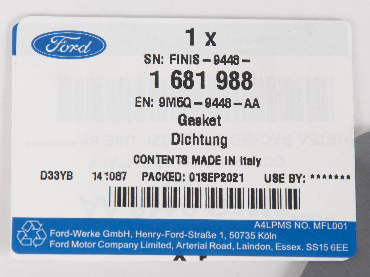 USZCZELKA KOLEKTORA WYDECHOWEGO FOCUS C-MAX 10-15 FOCUS 11-15 KUGA 08- 12- MONDEO 07-14 _ 1681988 _ 9M5Q-9448-AA