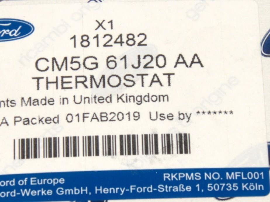 TERMOSTAT 1.0 ECOBOOST FORD WIELE MODELI _ 1812482 _ CM5G-61J20-AA