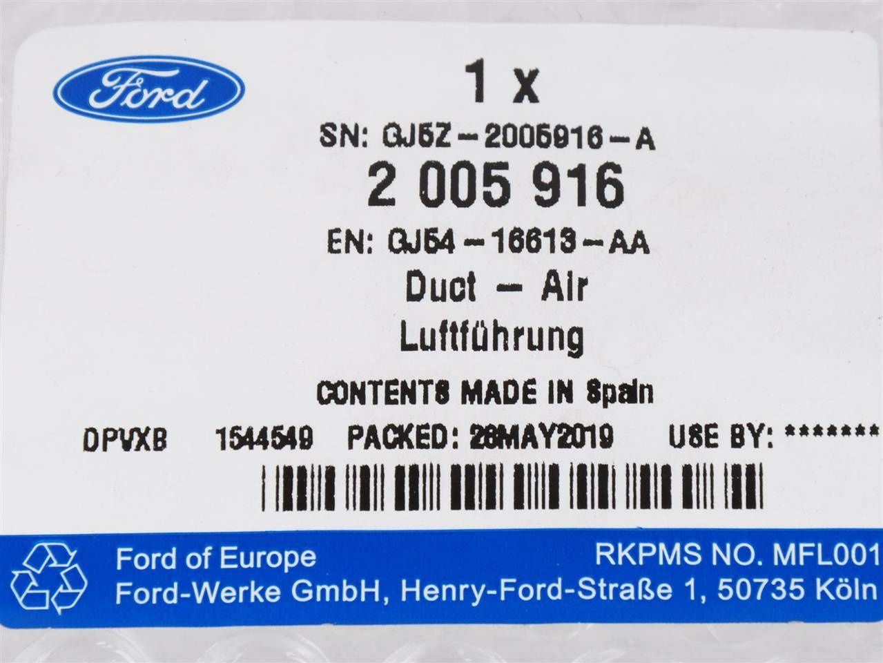 OSŁONA PASA PRZEDNIEGO KUGA 2016- _ 2005916 _ GJ54-16613-AA _ GTU_07