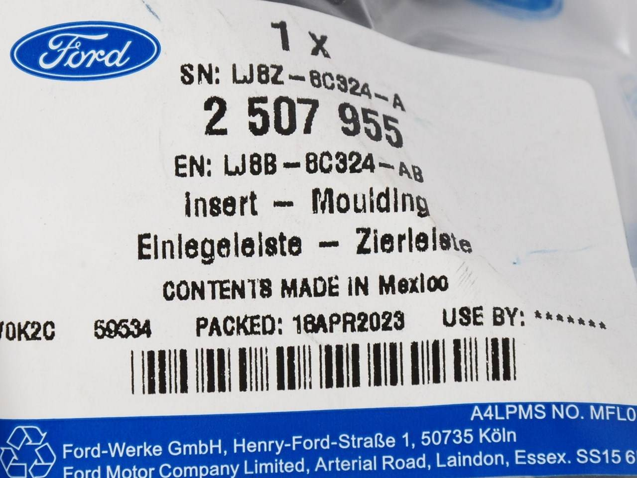 UCHWYT KAMERY PRZEDNIEJ FORD MUSTANG MACH-E 21- _ 2507955 _ LJ8B-8C324-AB _ LJ8Z-8C324-A