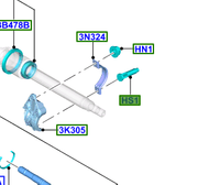 ŚRUBA M10 X 33MM PODPORY PÓŁOSI MONDEO ECOSPORT _ 1363199 _ W500034-S442