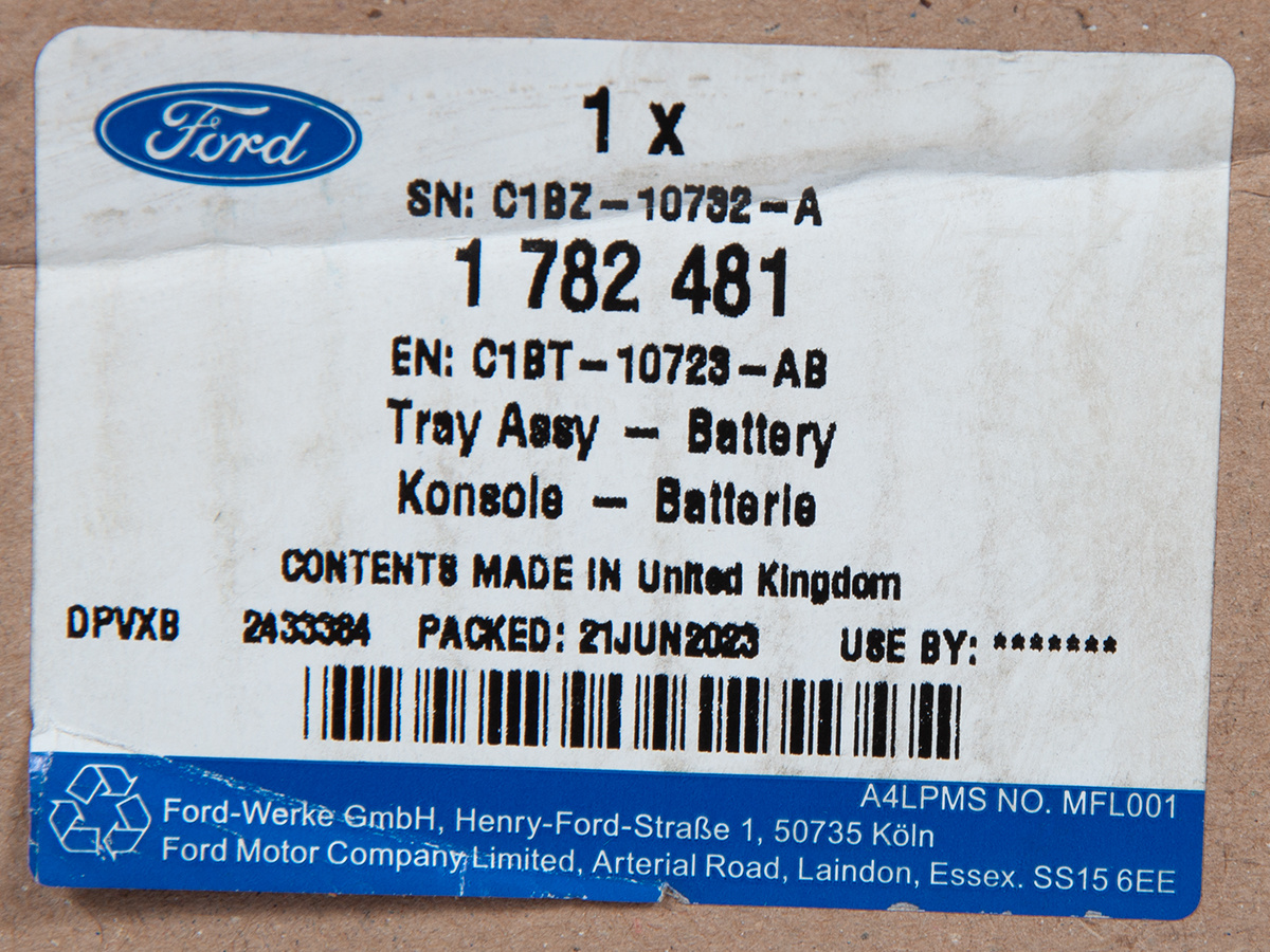 PODSTAWA AKUMULATORA B-MAX 12-17 _ 1782481 _ C1BT-10723-AB _ GTU_07