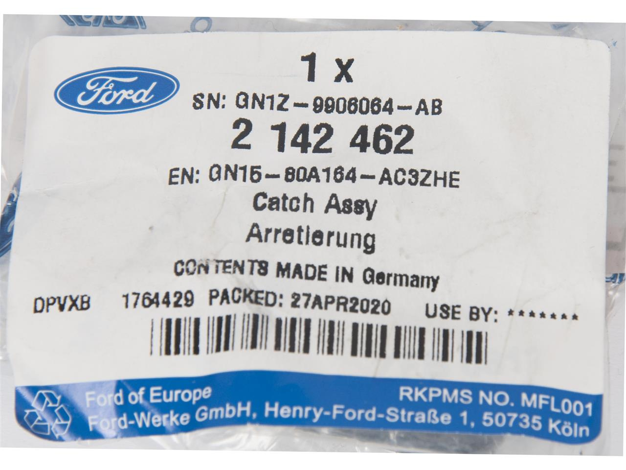 ZACZEP PRAWY SCHOWKA PASAŻERA ECOSPORT 17- _ 2142462 _ GN15-80A164-AC3ZHE