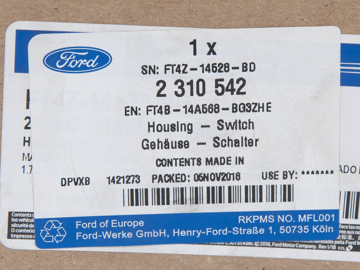 UCHWYT LEWY ZAMYKANIA DRZWI EDGE 15- 18- _ 2310542 _ FT4B-14A568-BG3ZHE