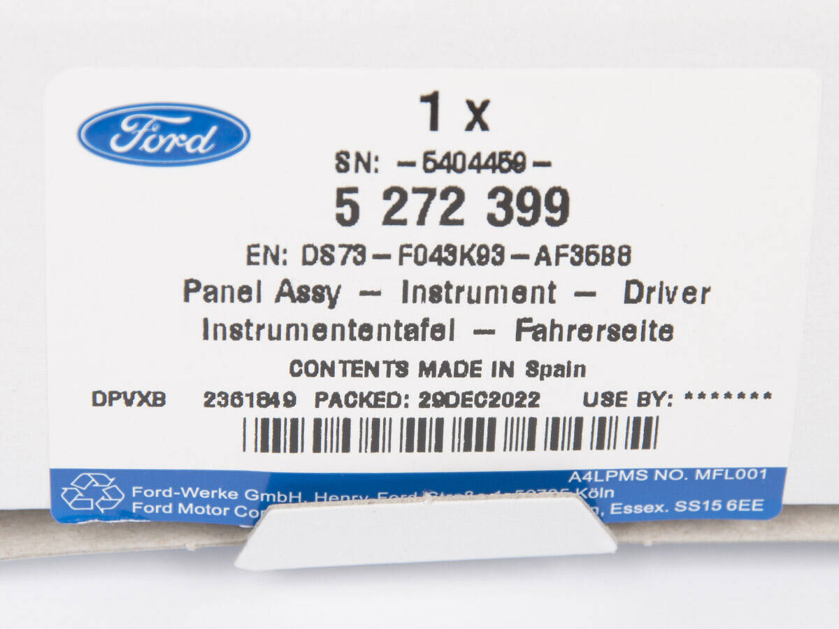 RAMKA WŁĄCZNIKA ŚWIATEŁ MONDEO 14- CZARNA _ 5272399 _ DS73-F043K93-AF35B8 _ GTU_07