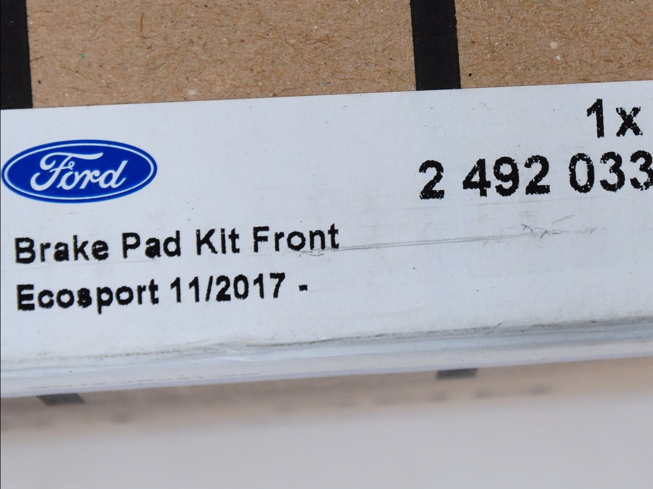 KLOCKI HAMULCOWE PRZÓD ECOSPORT 17- _ 2492033 _ GN15-2K021-AD