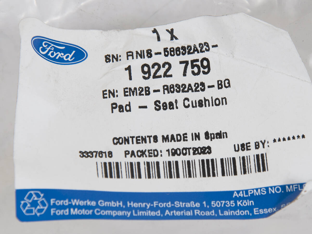 PODUSZKA FOTELA KIEROWCY MONDEO 14-22 S-MAX 15-_ 1922759 _ EM2B-R632A23-BG