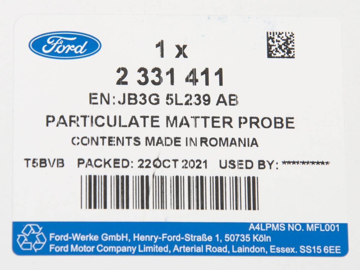 SONDA LAMBDA 2,0 ECOBLUE / 3,2 TDCI RANGER 19-21 _ 2331411_ JB3G-5L239-AB