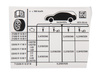 NALEPKA ''CIŚNIENIE OPON'' MONDEO 15-19 FORD OE _ 2008833 _ BK2A-9G824-AA