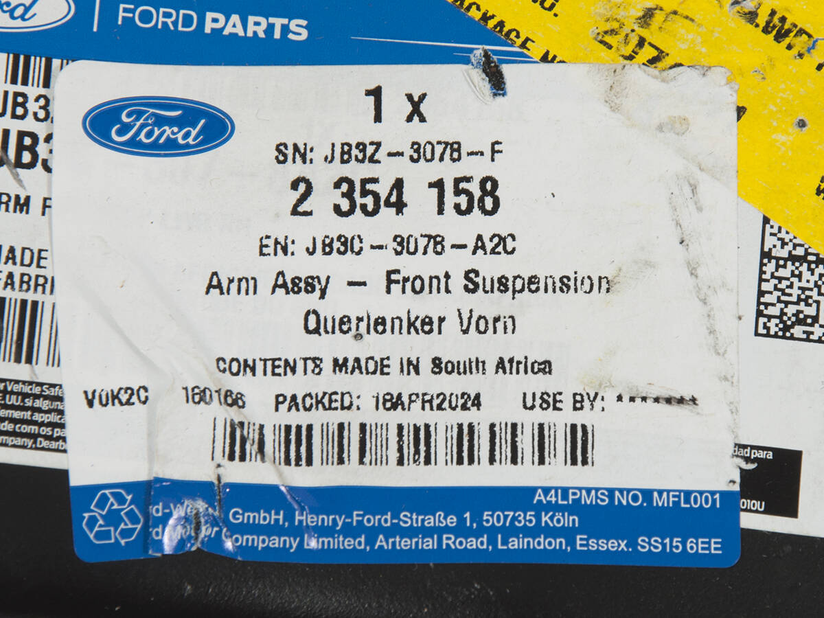 WAHACZ PRAWY DOLNY RANGER 19- FORD OE _ 2354158 _ JB3C-3078-A2C