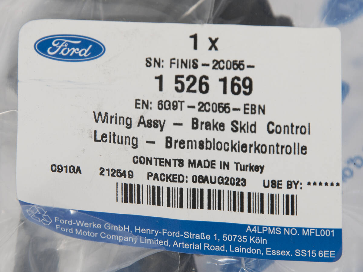 WIAZKA CZUJNIK ABS LEWY TYŁ MONDEO 07-09 _ 1526169 _ 6G9T-2C055-EBN