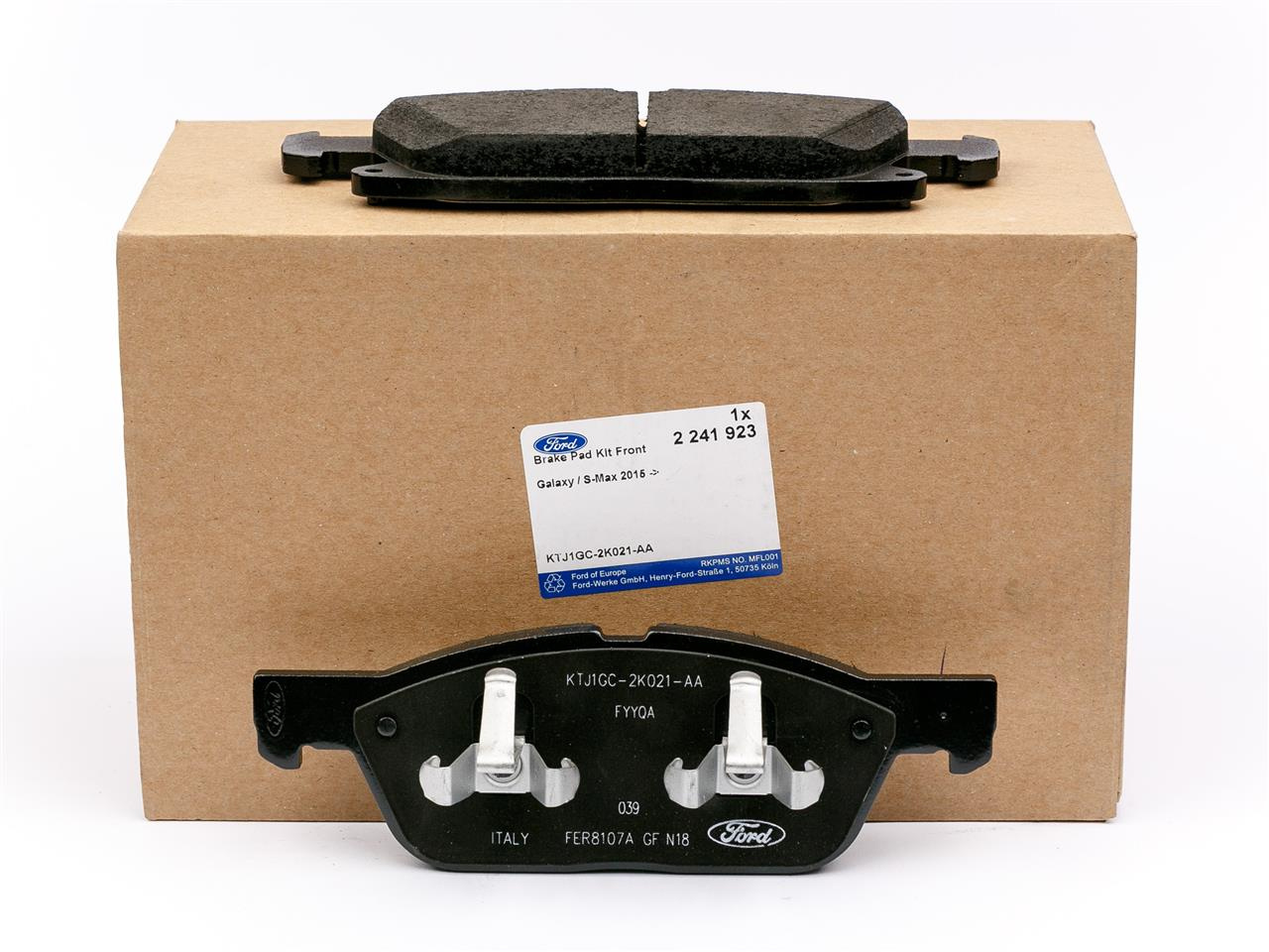 KLOCKI HAMULCOWE PRZÓD FORD S-MAX/GALAXY 18-22 OE _ 2241923 _ KTJ1GC-2K021-AA _ GTU_07