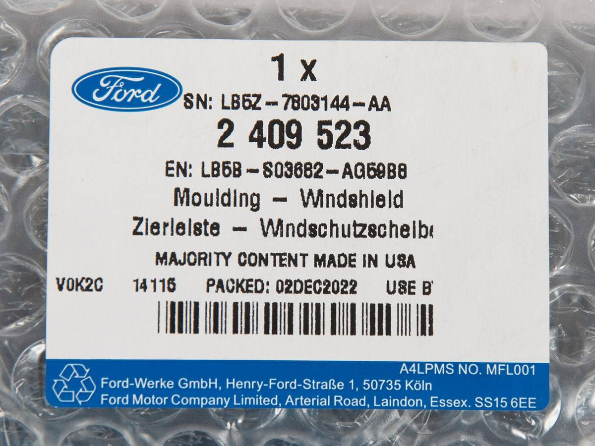 LISTWA ZEWNĘTRZNA PRAWA SŁUPKA ''A'' EXPLORER 20- _ 2409523 _ LB5B-S03682-AG59B8 _ LB5Z-7803144-AA