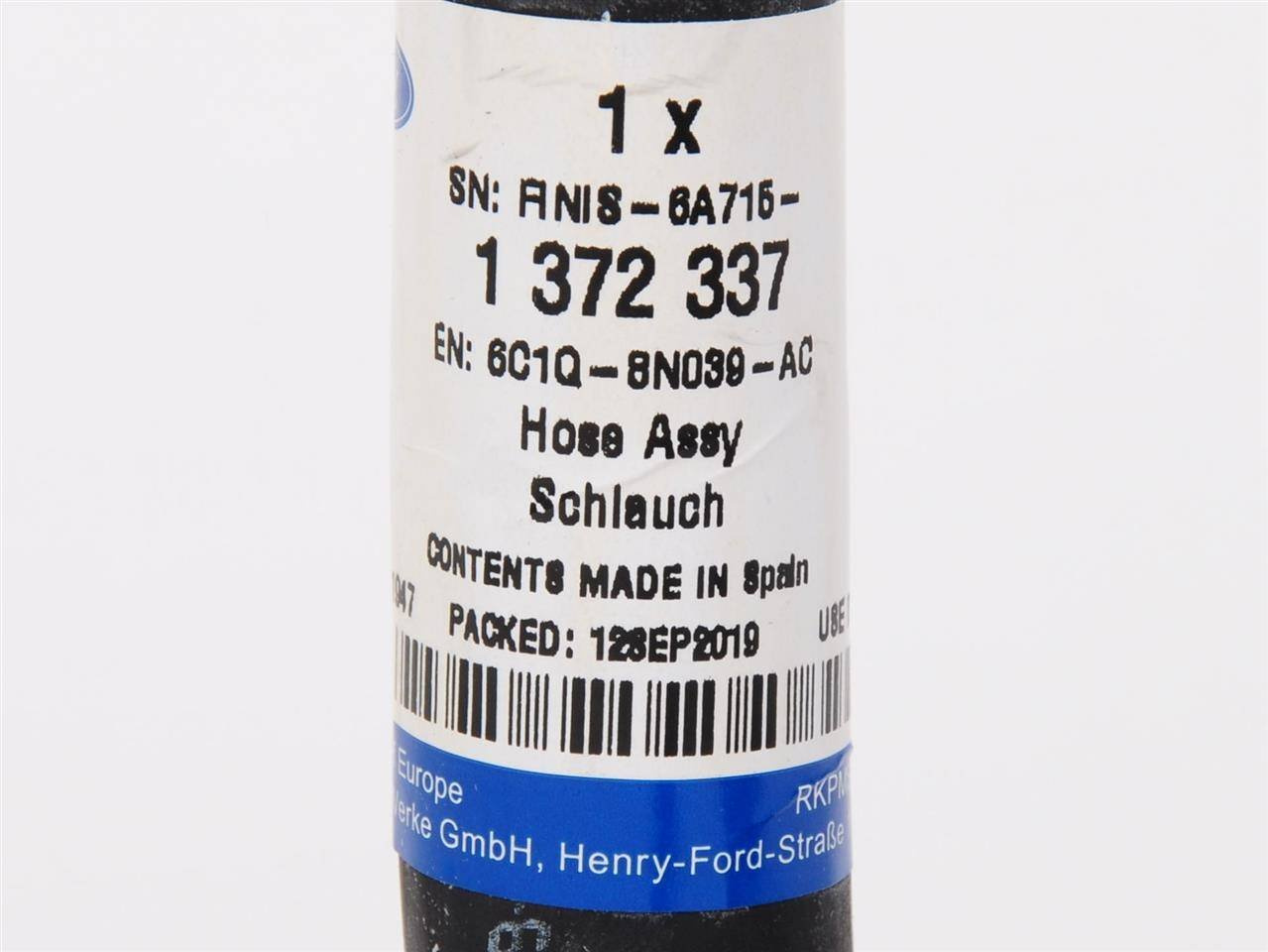 PRZEWÓD CHŁODNICY OLEJU TRANSIT 06- 14- 2,2 TDCI _ 2527966 _ 6C1Q-8N039-AC