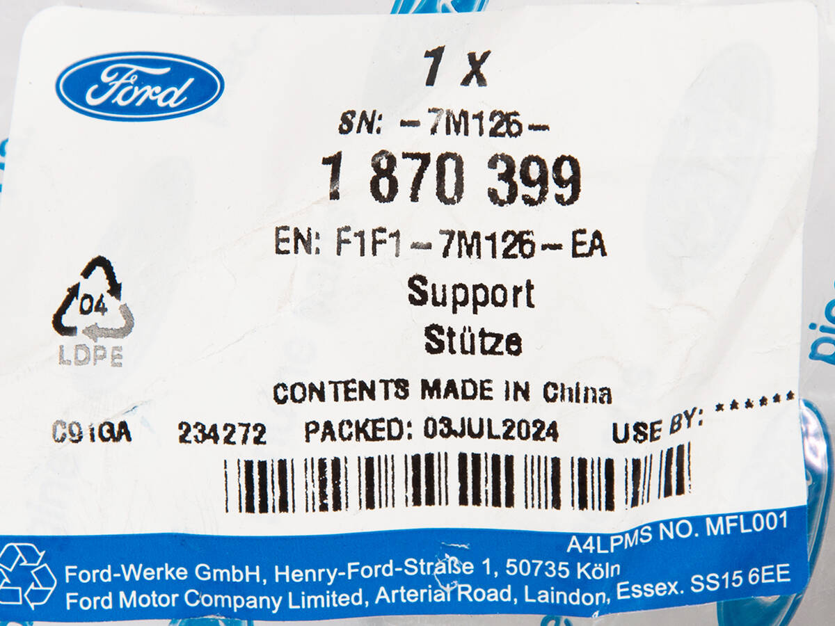 WSPORNIK PODUSZKI SKRZYNI BIEGÓW C-MAX 15-19 _ 1870399 _ F1F1-7M125-EA