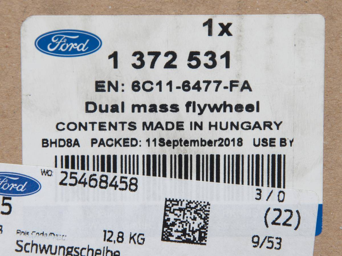 KOŁO ZAMACHOWE 2.2 DURATORQ TRANSIT 06-14 _ 1372531 _ 6C11-6477-FA