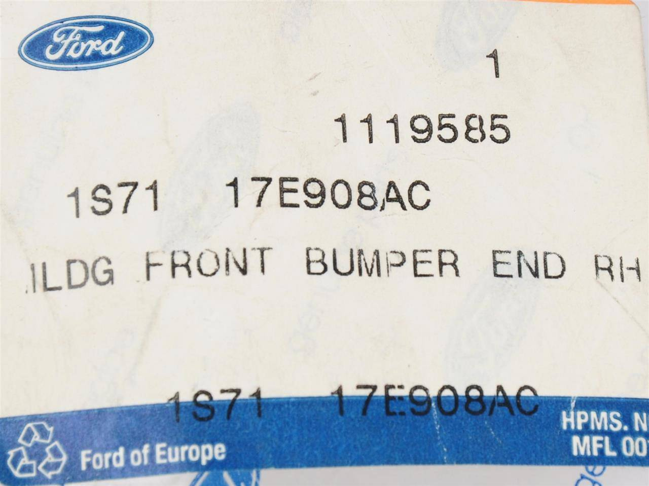 LISTWA PRAWA ZDERZAKA PRZÓD MONDEO 2000-2003 _ 1119585 _ 1S71-17E908-AC