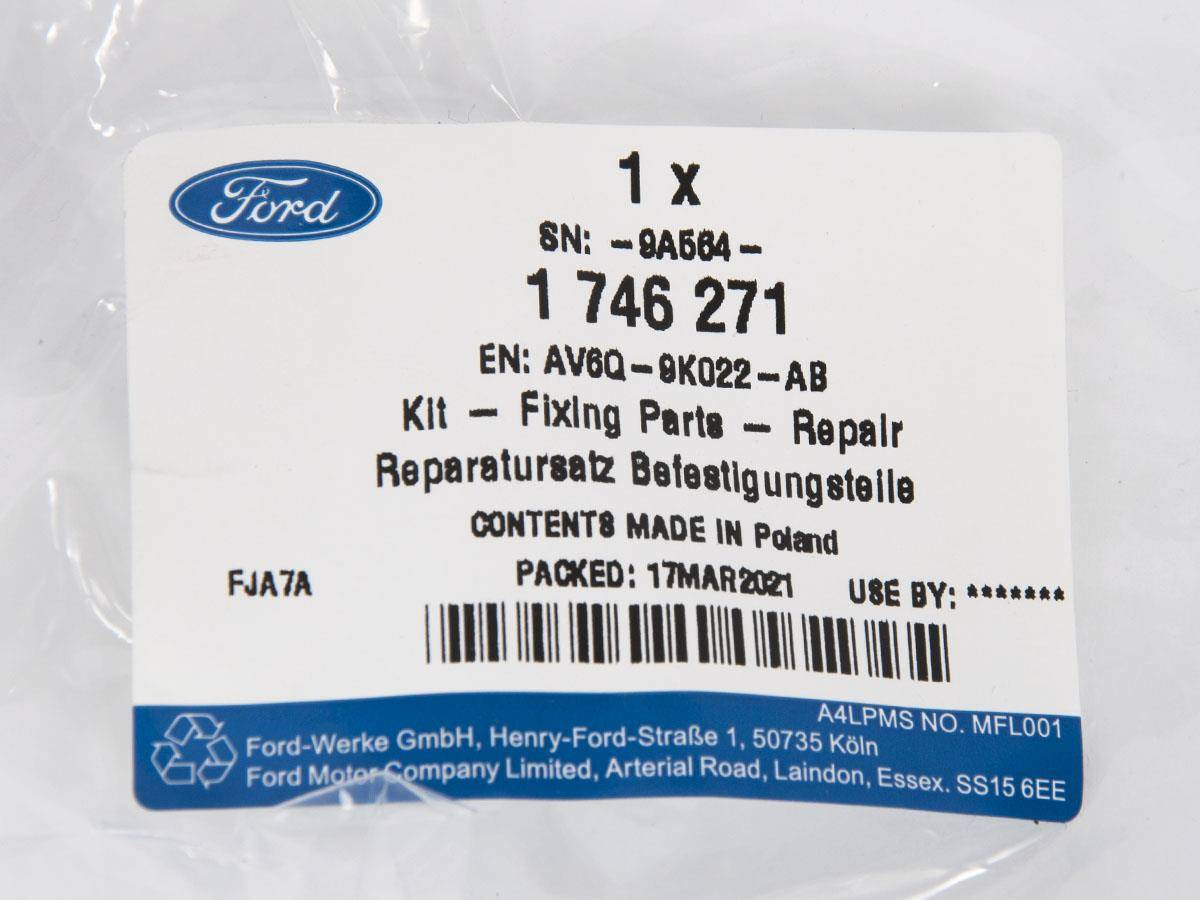 PRZEWÓD PRZELEWOWY FORD 1,6 SOHC DIESEL _ 1746271 _ AV6Q-9K022-AB _ GTU_07