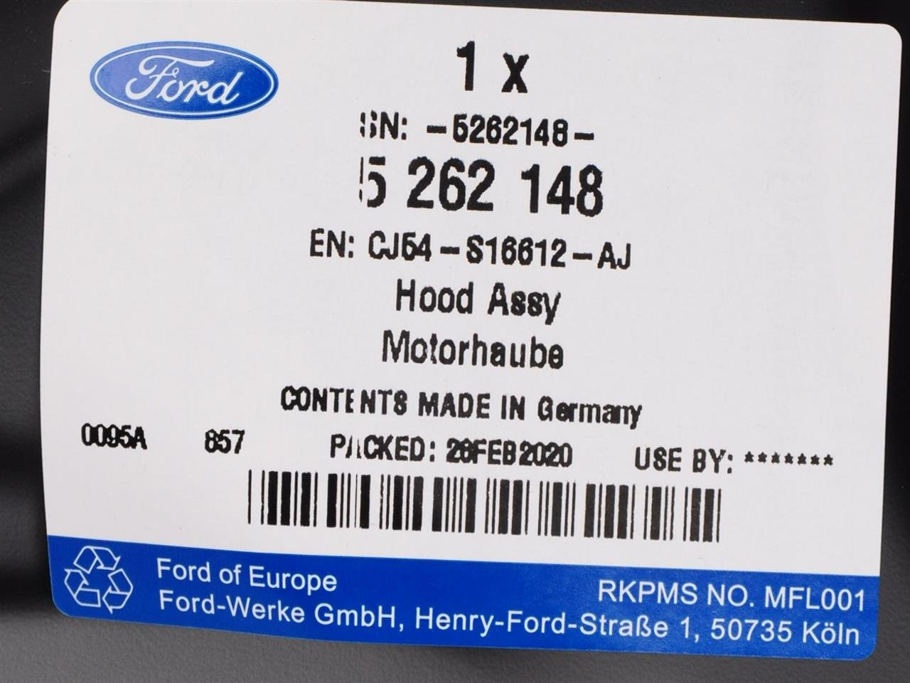 MASKA SILNIKA KUGA MK2 ESCAPE USA 2012-2016 _ 5262148 _ CJ54-S16612-AJ _ GTU_07