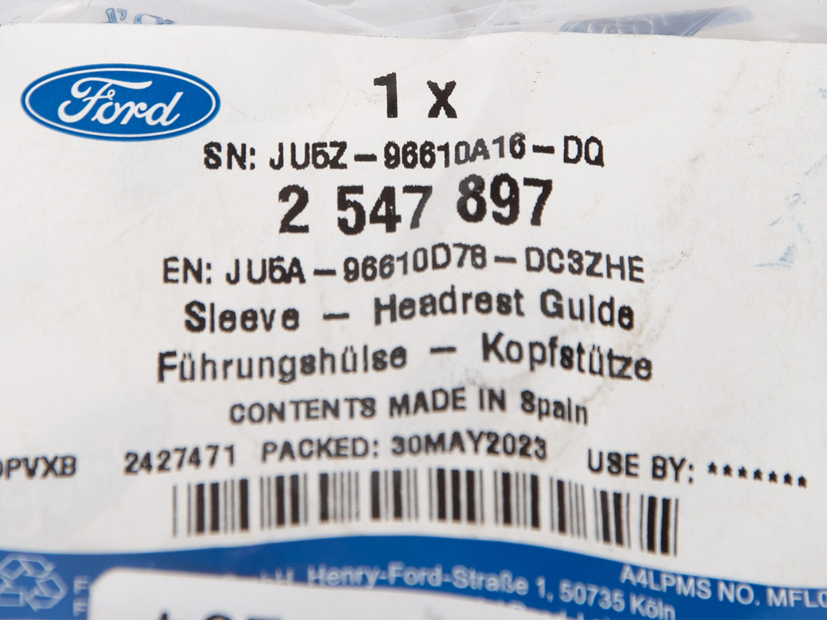 TULEJA PROWADZĄCA ZAGŁÓWKA FOCUS 18- KUGA 20- OE _ 2547897 _ JU5A-96610D78-DC3ZHE