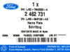 EMBLEMAT "ESCAPE" KLAPY TYŁ FORD ESCAPE USA 20- OE  _ 2603307 _ LJ6B-S43156-AB _ LJ6Z-7842528-A