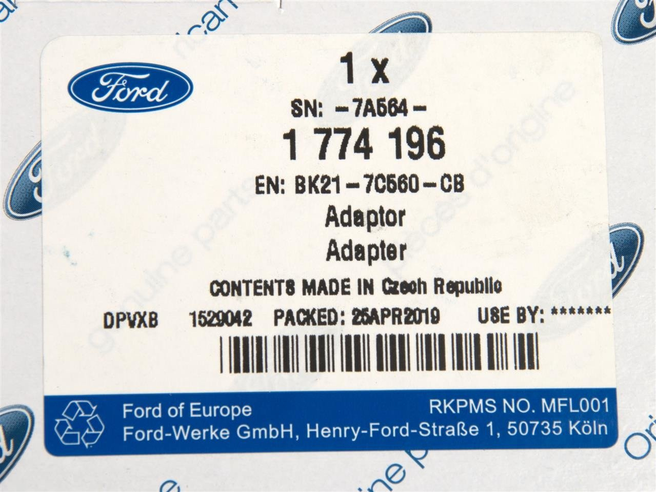 ADAPTER WYSPRZĘGLIKA TRANSIT 2.0 2.2 DIESEL _ 1774196 _ BK21-7C560-CB _ GTU_07