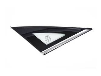 SZYBA OKNA BOCZNEGO PRAWA "TRÓJKĄT" ECOSPORT 17- /  Z BŁYSZCZĄCYMI LISTWAMI PAS. _ 2083733 _ GN15-A29710-AA