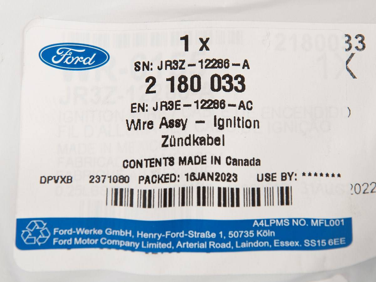 PRZEWÓD ZAPŁONOWY MUSTANG 17- 5.0 _ 2180033 _ JR3E-12286-AC _ JR3Z-12286-A