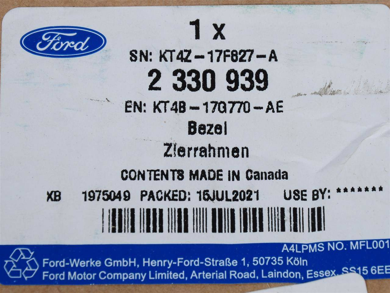 KOŃCÓWKA WYDECHU PRAWA EDGE 18- _ 2330939 _ KT4B-17G770-AE _ KT4Z-17F827-A _ GTU_07