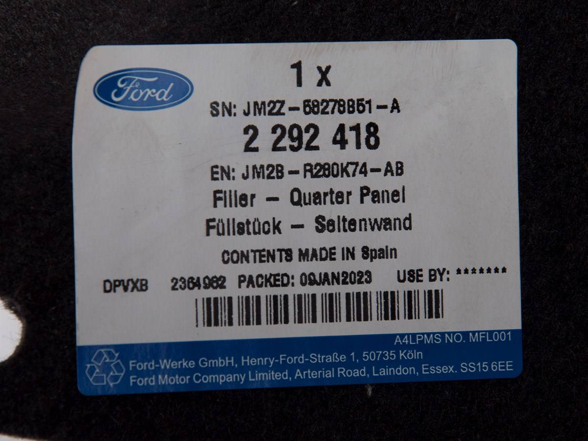 NADKOLE LEWY TYŁ S-MAX/GALAXY 18- _ 2292418 _ JM2B-R280K74-AB