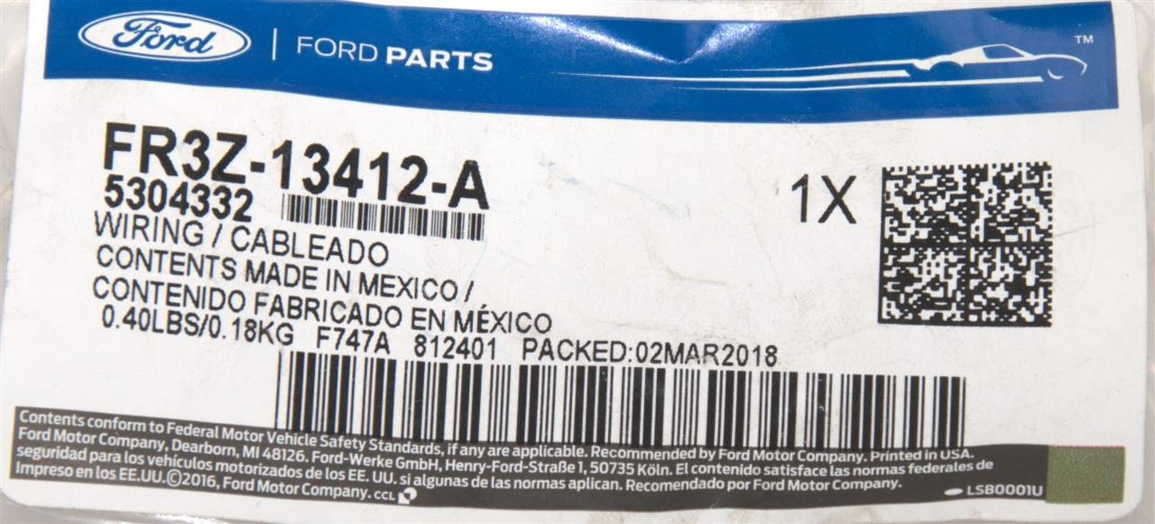 WIĄZKA ZDERZAKA TYŁ MUSATNG 2015- / 17- / USA _ 2383187 _ KR3V-13412-AB _ FR3Z-13412-A