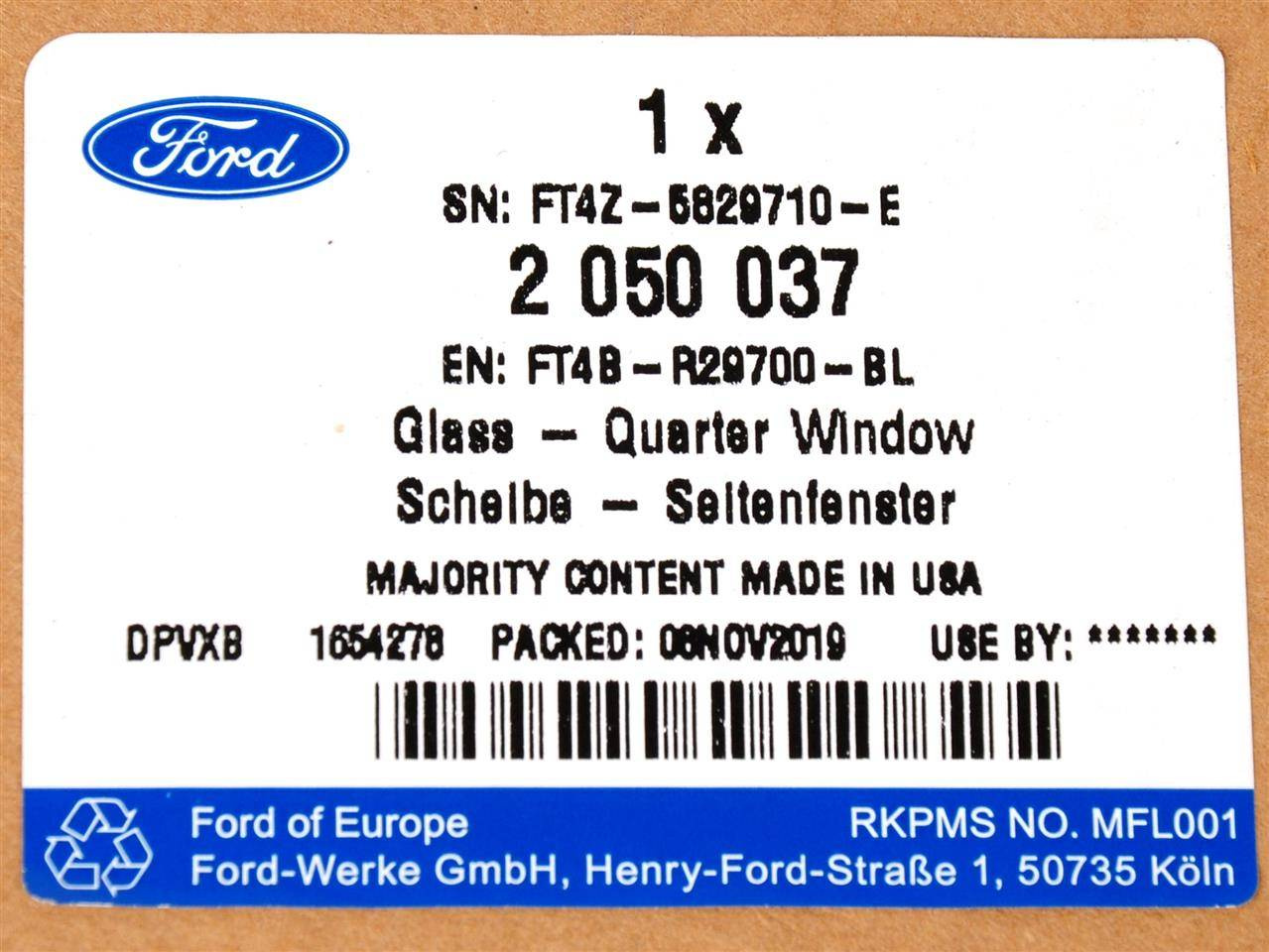 SZYBA TYLNA PRAWA CIEMNA EDGE 2015- _ 2050037 _ FT4B-R29700-BL _ FT4Z-5829710-E _ GTU_07