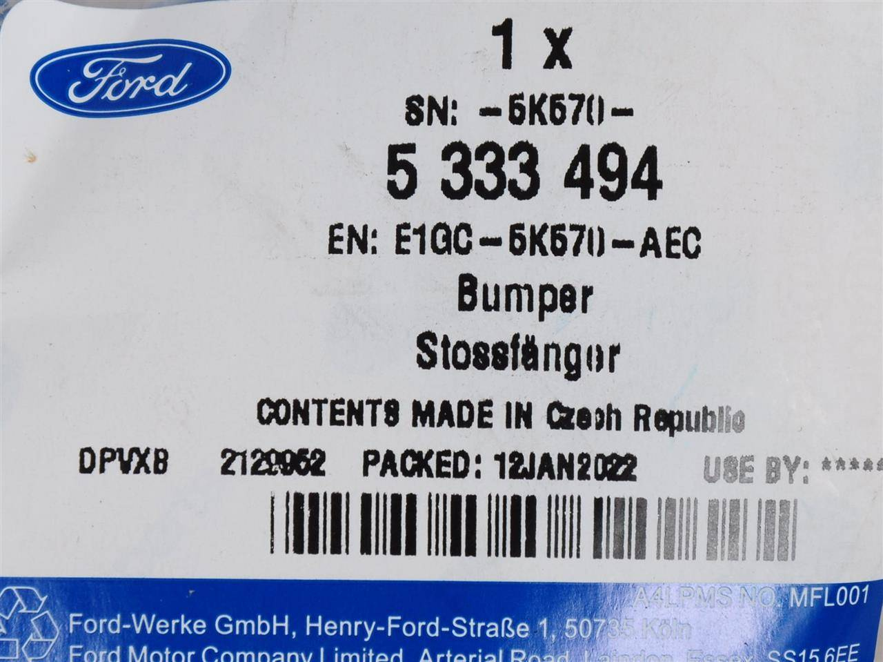 ODBÓJ AMORTYZATORA TYŁ S-MAX/GALAXY 15- _ 5333494 _ E1GC-5K570-AEC