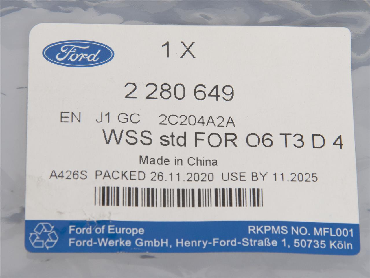 CZUJNIK ABS PRZÓD PRAWY S-MAX/GALAXY 15- _ 2504175 _ J1GC-2C204-A2A